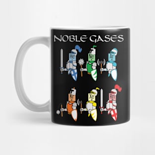 Chemistry Medieval Science Noble Gases Knight Mug